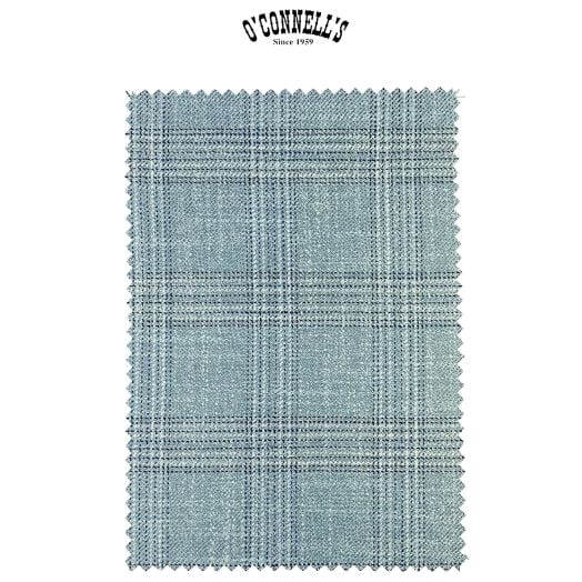 Marling & Evans Bamboo Sport Coat - Blue, Navy & Silver Plaid (51599071-B)