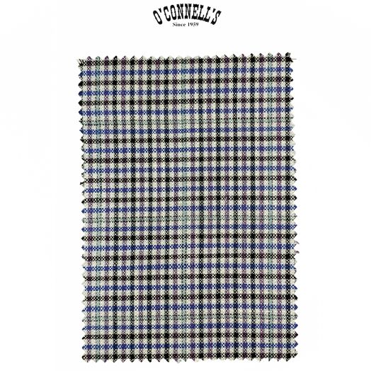 Marling & Evans Bamboo Sport Coat - Purple, Black, Blue & Seafoam Check (51599066-B)