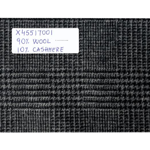 Marling & Evans Wool Cashmere Sport Coat - Charcoal Glenn Plaid (Made to Order) X45517001