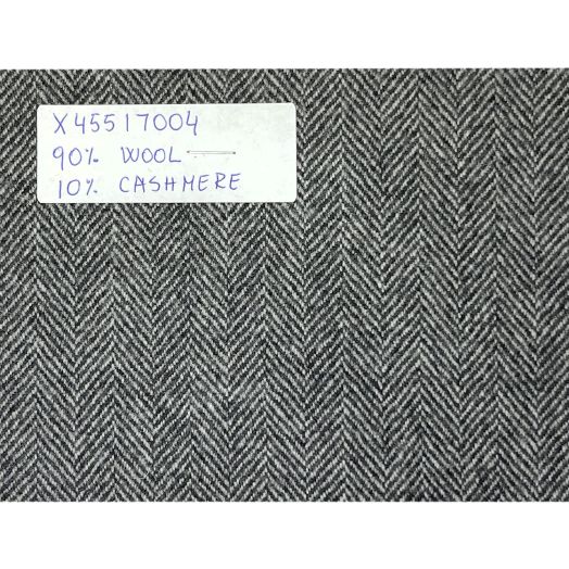 Marling & Evans Wool Cashmere Sport Coat - Grey Herringbone (Made to Order) X45517004