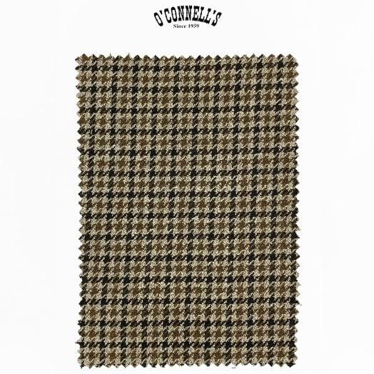 Marling & Evans Wool Linen Silk Sport Coat - Brown Houndstooth (51599007-C)