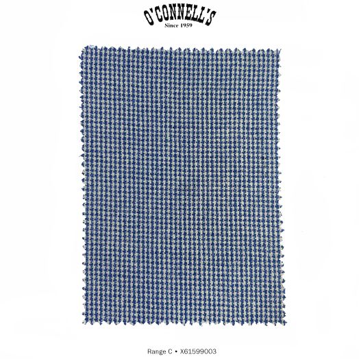 Marling & Evans Wool Linen Silk Sport Coat - Houndstooth - Royal Blue (X61599003)