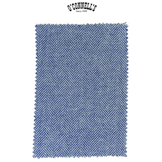 Marling & Evans Wool & Linen Sport Coat - Blue Herringbone (51599017-C)