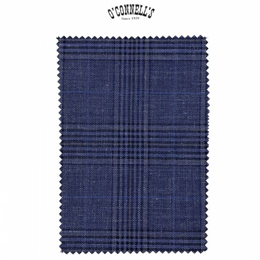 Marling & Evans Wool Silk & Linen Sport Coat - Violet Plaid (51599174-C)