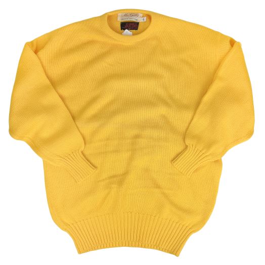 McGeorge Cotton Crewneck Sweater - School Bus Yellow