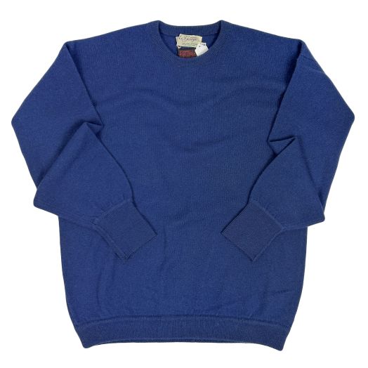 McGeorge Lambswool Crewneck Sweater - Prussian Blue