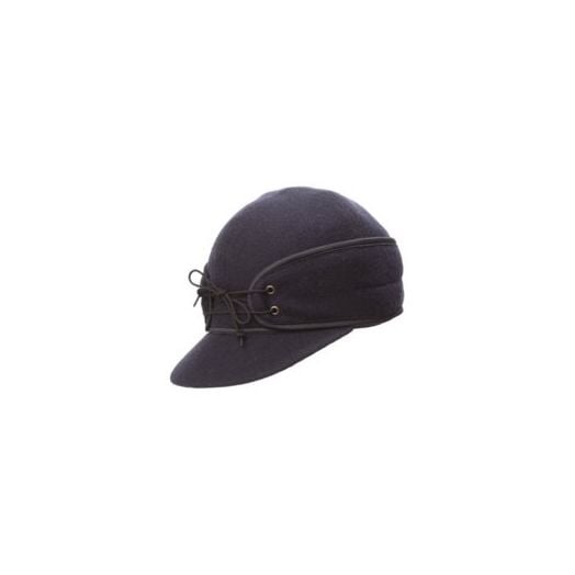 Melton Wool Railroad Cap - Navy