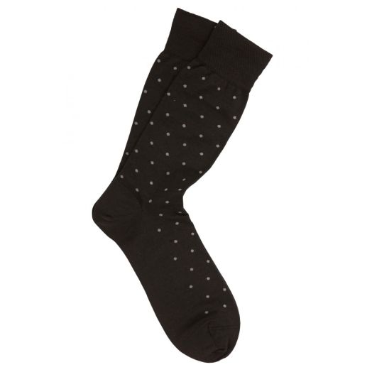 Merino Wool Mid-Calf Marcoliani Socks - St. Tropez - Black