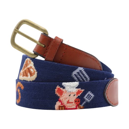 Smathers & Branson Needlepoint Belt - Grill Masterr