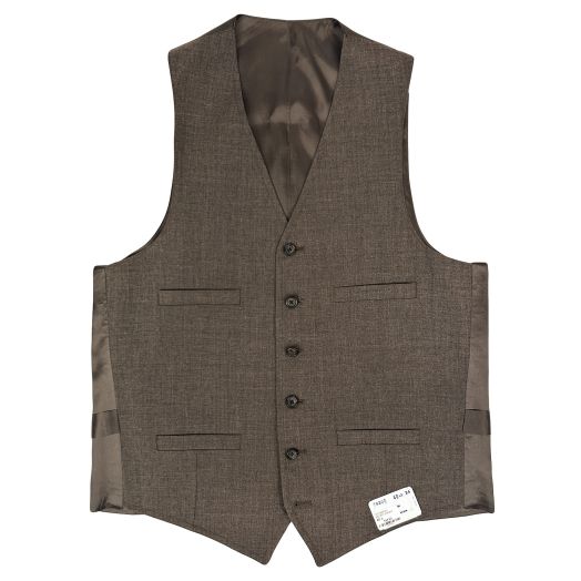 New Old Stock Deansgate Wool Blend Vest - Charcoal Brown (72307)