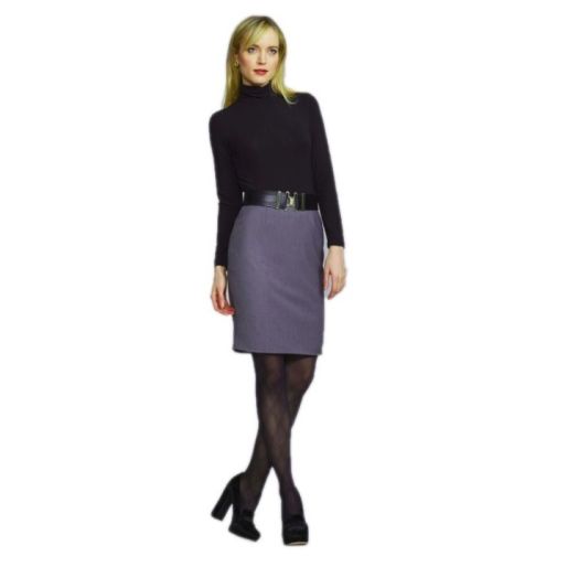 Nora Gardner Chelsea Skirt - Light Charcoal (NGCC02)