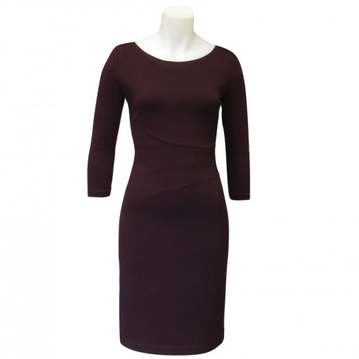 Nora Gardner Lydia Dress - Merlot (151-50)