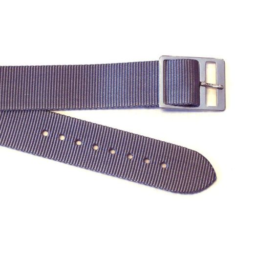 Nylon Ribbon Watchband - Grey (55896)