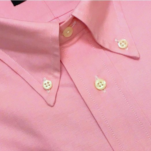 O'C Unlined & Unfused Oxford Cloth Button Down Shirt - Pink