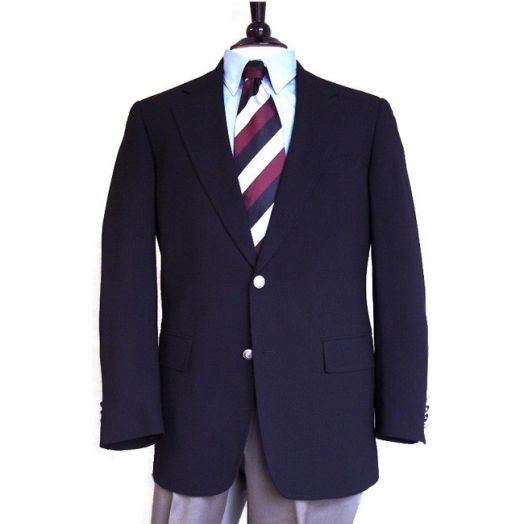 O'Connell's Blazer - Worsted Wool - Black