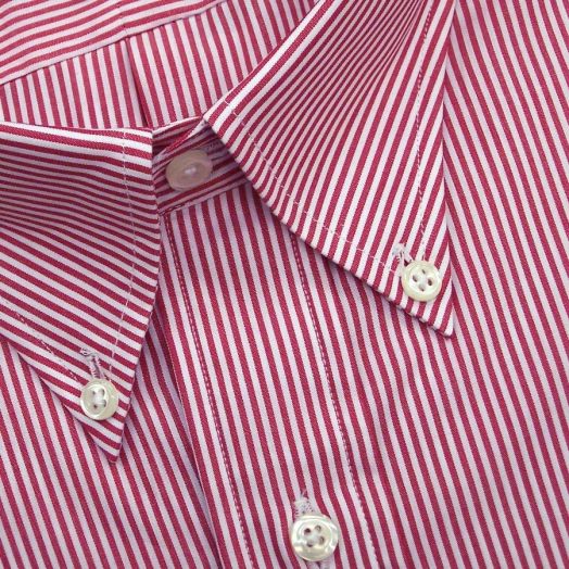 O'Connell's Button Down Dress Shirt - Bengal Stripe - Red