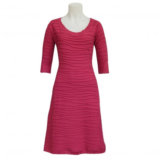 O'Connell's Classic Audrey Dress - Fuchsia