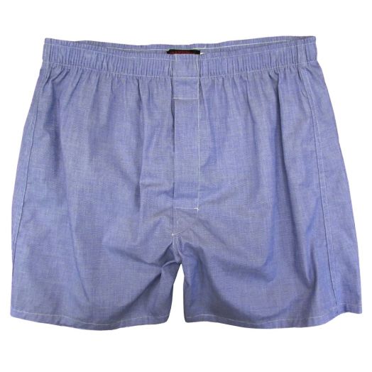O'Connell's Cotton End-on-end Boxer Shorts - Blue