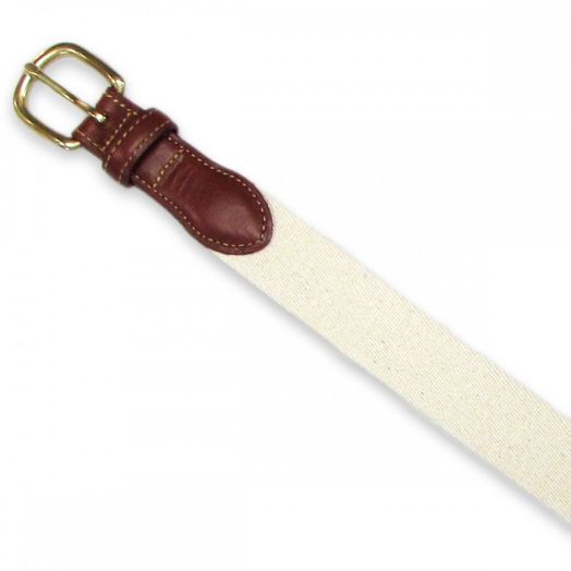 O'Connell's Cotton Surcingle Belt - Natual