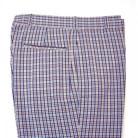 O'Connell's Flyweight Poplin Gingham Trouser (2289)