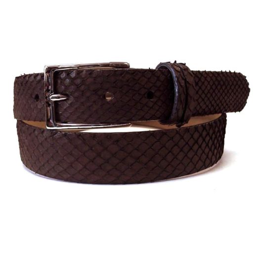 O'Connell's Genuine Anaconda Belt - Chocolate (Matte)