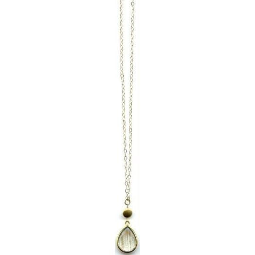 Gold Shimmer Cabochon Pendant (64681)