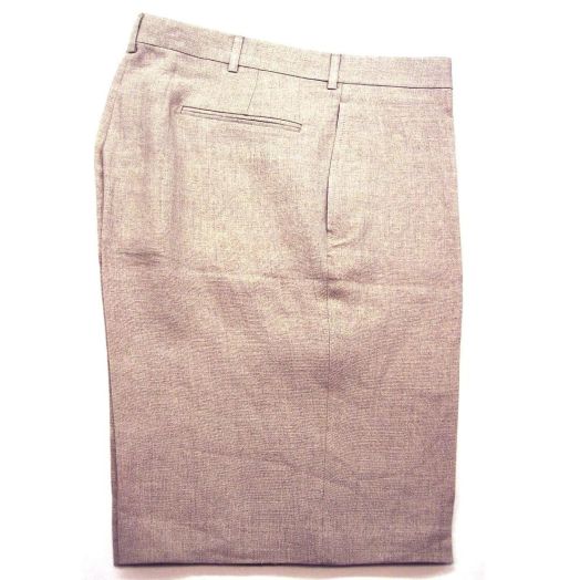 O'Connell's Plain Front Bermuda Shorts - Linen - Natural