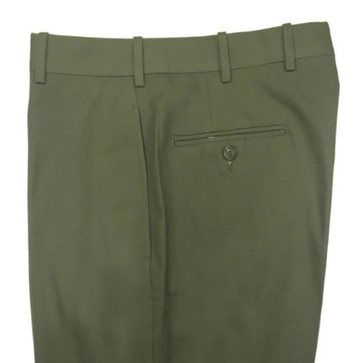 O'Connell's plain front Khyber cloth Trousers - Olive