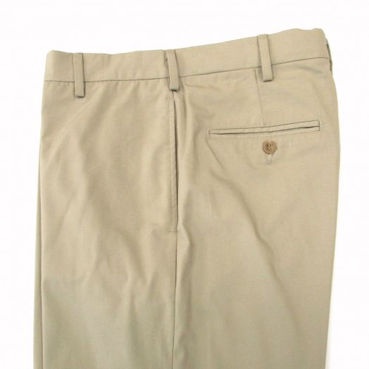 O'Connell's plain front Poplin Trousers - Tan