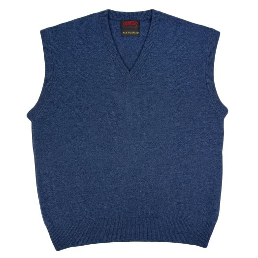 O'Connell's Scottish Lambswool V-Neck Sleeveless Pullover - Rhapsody