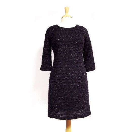 Lesley Evers Sophie Dress - Black Sparkle