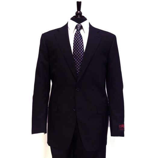 O'Connell's Suit - Worsted Wool - Black