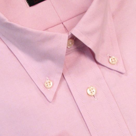 O'C Unlined & Unfused Oxford Cloth Button Down Shirt - Light Pink