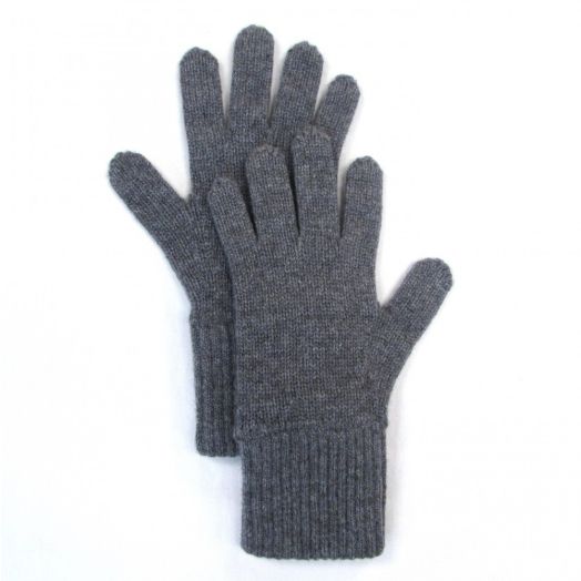 O'Connell's 2-ply Cashmere Gloves - Derby Grey