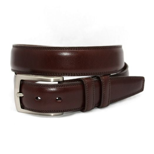 O'Connell's 35mm Italian Kipskin Belt - Brown