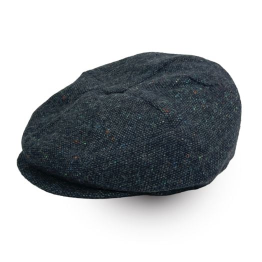 O'Connell's 8-piece Newsboy Cap - Donegal - Navy