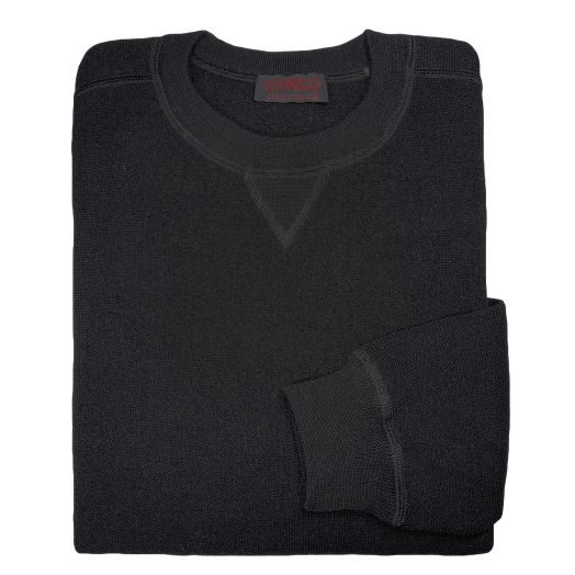 O'Connell's Alpaca Crewneck Sweater - Black