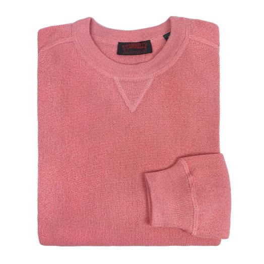 O'Connell's Alpaca Crewneck Sweater - Coral