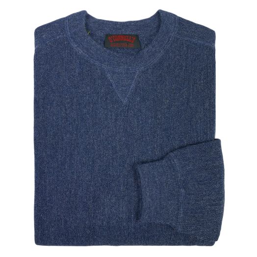 O'Connell's Alpaca Crewneck Sweater - Midnight Heather