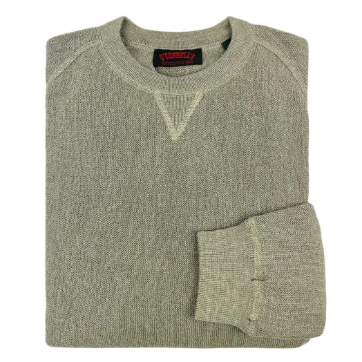 O'Connell's Alpaca Crewneck Sweater - Soft Green Heather