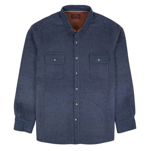 O'Connell's Alpaca Shirt Jacket - Denim