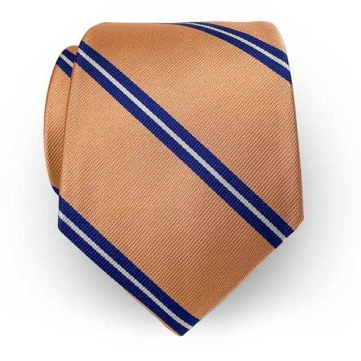 O'Connell's British Rep Stripe Necktie - Apricot (103375)