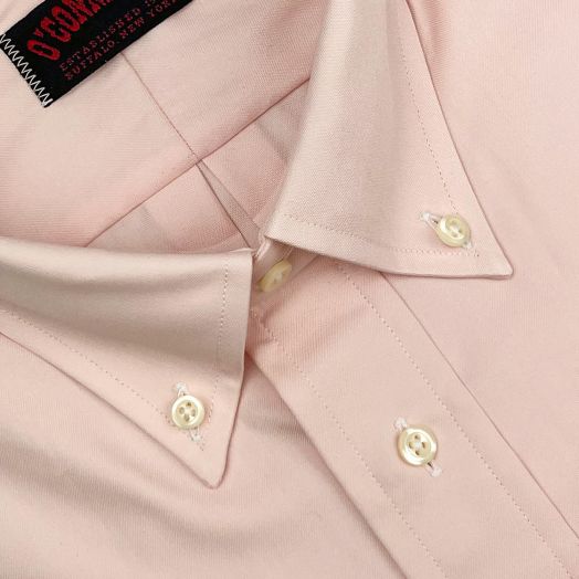 O'Connell's Button Down Dress Shirt - Pinpoint Oxford Cloth - Pink