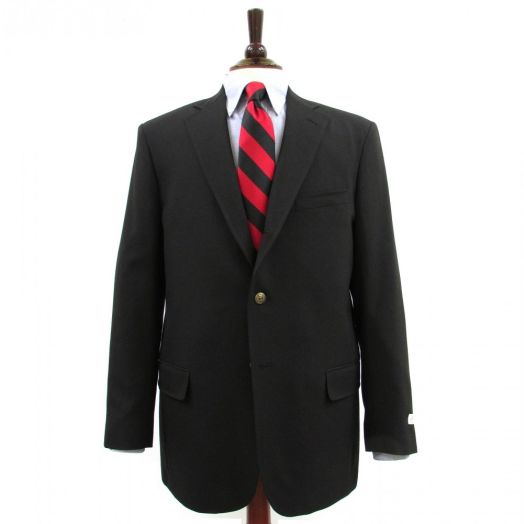 O'Connell's Worsted Wool Black Blazer