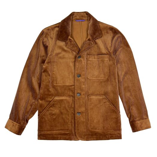 O'Connell's Cotton Corduroy Utility Jacket - Mocha