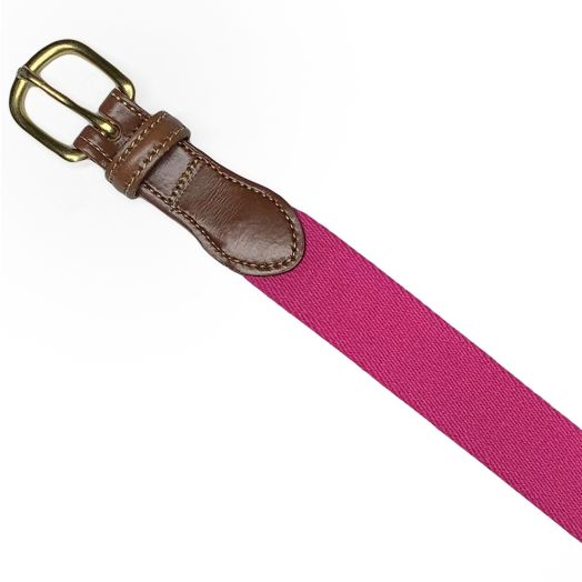 O'Connell's Cotton Surcingle Belt - Hot Pink