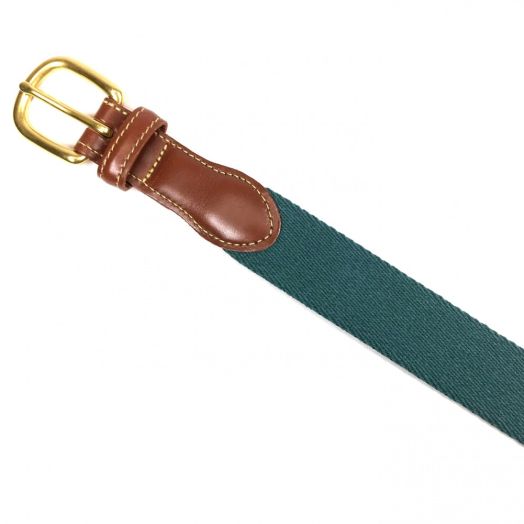 O'Connell's Cotton Surcingle Belt - Hunter Green
