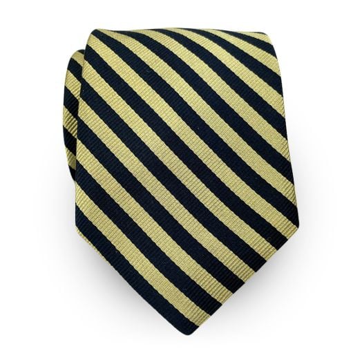 O'Connell's Cricket Stripe Necktie - Gold & Black (50923)