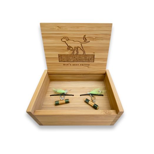 O'Connell's Cufflinks - Fishing Flies - Crazy Charlie Green (44867)