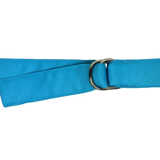 O'Connell's D-Ring Ribbon Belt - Island Blue